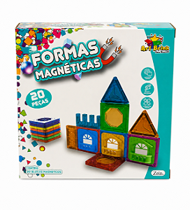 Formas Magnéticas de 20 Peças da marca Art Brink.