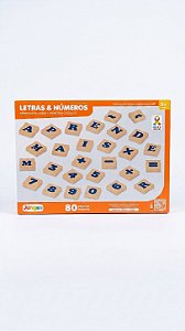 Letras & Números (80 peças) da marca Junges