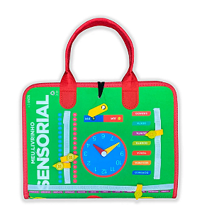 Livro - Livro Educativo Montessori: Meu Livrinho Sensorial Maleta Educativa - Horas