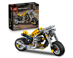 LEGO Technic Motocicleta Amarela 42225 (151 Peças)