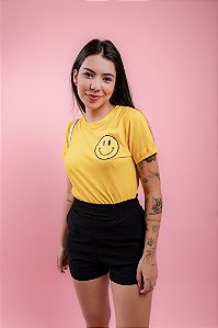 T-SHIRT - EMOJI - AMARELA