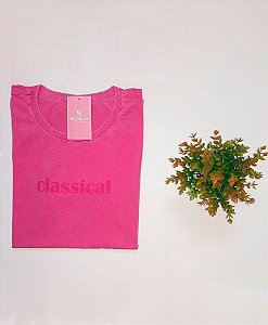 T-SHIRT ESTONADA - CLASSICAL - VERMELHA