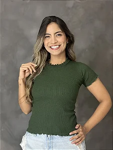 T-SHIRT RIBANA NUVEM - VERDE MUSGO