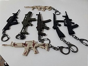 Chaveiro Armas em miniatura - modelos variados