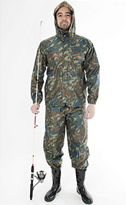 Conjunto de Nylon Camuflado (Capa de Chuva)