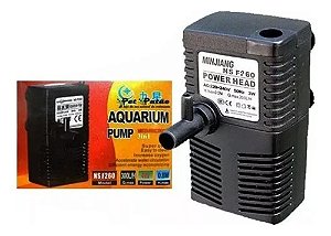 Filtro Interno P/ Aquário Ns-f260 Minjiang 300l/h 220v