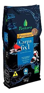 Ração Para Carpas Poytara Mix Premium 6x1 - 3kg