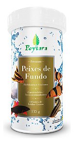 Ração Poytara Peixes De Fundo 135g
