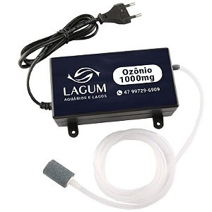 Gerador de Ozônio 1000mg - Lagos, piscinas, aquários - até 5.000 litros
