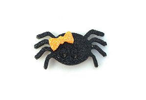 1 Adesivo Aranha com Laço Halloween