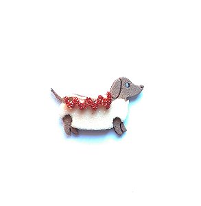 1 Adesivo Cachorro Quente