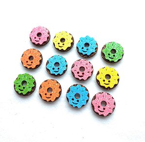 5 Adesivos Pet  Donuts