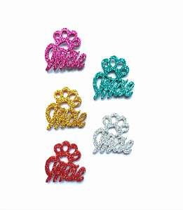 5 Adesivos pet Mãe com Patinha