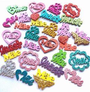 30 Adesivos pet Dia das Mãe