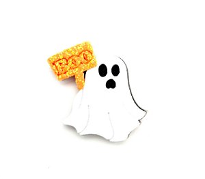 1 Adesivos Pet Fantasma Halloween