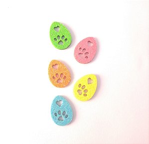 10 Adesivos Pet Ovinho colorido pascoa