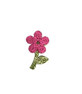 1 Adesivo Pet Flor Caule Pink