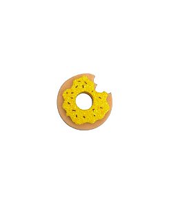 1 Adesivo Pet Donuts Amarelo