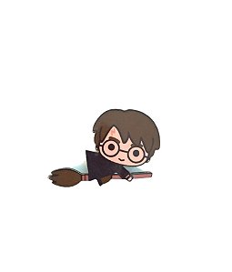 1 Adesivo Pet Harry Potter Vassoura Luxo