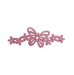 1 Adesivo Pet Tiara Borboleta Lilas