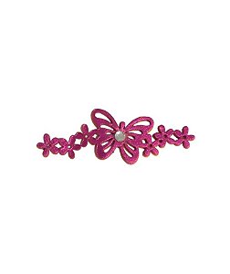 1 Adesivo Pet Tiara Borboleta Pink