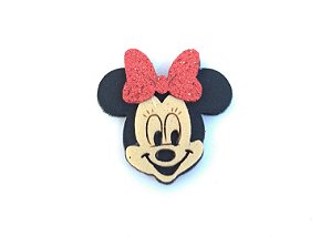 25 Adesivos Pet Minnie Laço Vermelho