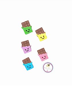 30 Adesivos Pet Chocolate