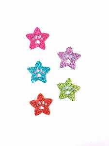 60 Adesivos Pet Estrela Pata