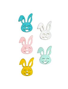 10 Adesivos Pet Coelho Sorriso Pascoa
