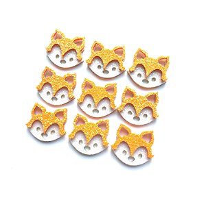 30 Adesivos Pet Raposa