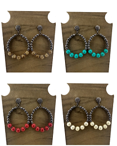 Brinco Argola Grafite