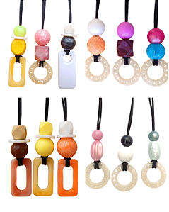 Kit 10 Maxi Colares Feminino Sortidos