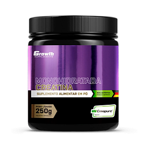 Creatina Creapure Growth Supplements 250g - Sabor Natural