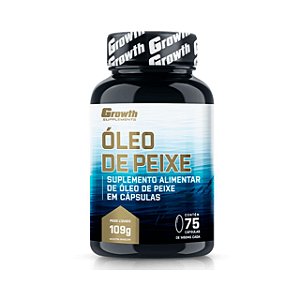 Óleo de Peixe ômega 3 75softgel Growth Supplements