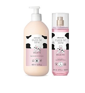 Combo Cuide-se Bem Deleite Loção Corporal 400ml + Body Splash 200ml