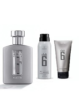 Kit Presente Club 6: Desodorante Colônia 95ml + Antitranspirante125ml + Loção Pós Barba 75g