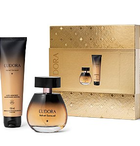 Kit Presente Velvet Sensual: Desodorante Colônia 100ml + Loção Desodorante Hidratante Corporal 150ml