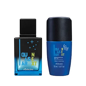 Combo Quasar Next: Colônia 50ml + Desodorante Roll On 55ml