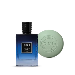 Combo O.U.i: Eau de Parfum 75ml + Savon Barbe Sabonete de Barbear 90g