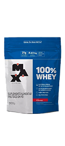 100% Whey 900g Refil - Max Titanium