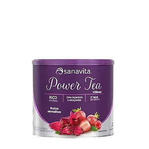 Power tea (frut. vermelhas) 200g - Sanavita