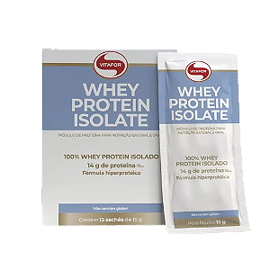 Whey protein isolate - 15g - Vitafor
