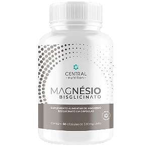 Magnésio - 60 cáps de 1000mg - central nutriton