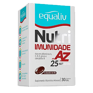 Nutri imunidade de a-z- 30 caps - Equaliv
