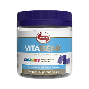 Vitabear - 60 gomas de frutas - vitafor