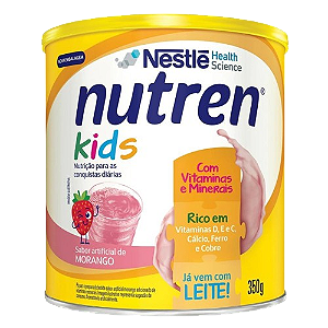 Nutren kids morango/lata 350g - Nestle