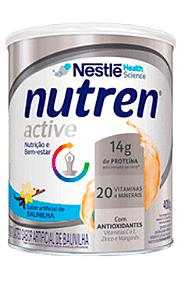 Nutren active baunilha/lata 400g - Nestle