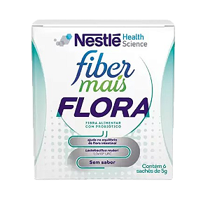 FiberMais Flora sem sabor/display com 6 sachês de 5g - Nestle