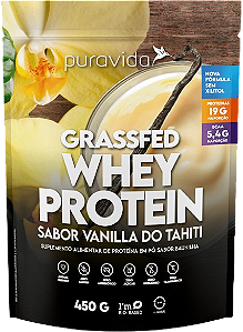 Grassfed Whey Protein Vanilla Tahiti/450 g - Pura Vida