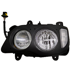 Farol principal Esquerdo Mb Atego original com LED DRL